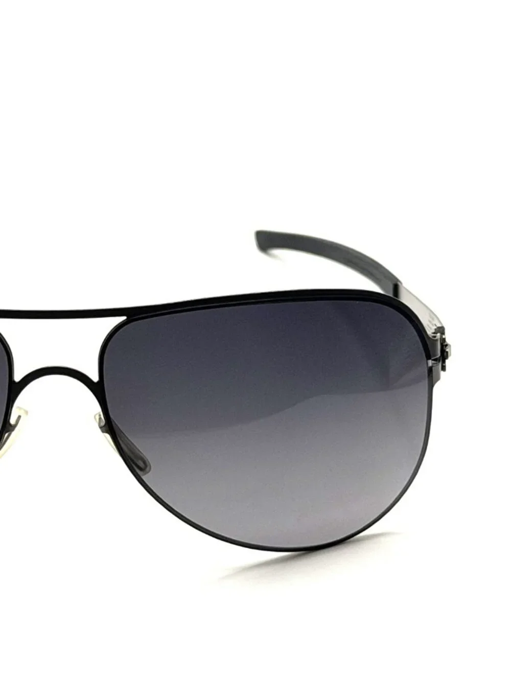 NEW IC! BERLIN T-24-16-6 CERAMIC MATT/GREY UNISEX SUNGLASSES 60MM 17 140